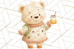 Holiday Baking Clipart, Gingerbread &amp; Elf Digital Art PNG Product Image 4