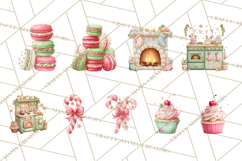 Holiday Baking Clipart, Gingerbread &amp; Elf Digital Art PNG Product Image 8
