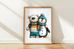 Festive Best Friend Clipart Sublimation Product Image 3