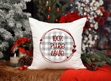 Valentine's day pure love quote Sublimation. PNG. Product Image 3