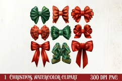 Festive Christmas Sewing Clipart , Christmas PNG Product Image 1