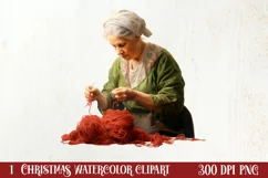 Festive Christmas Sewing Clipart , Christmas PNG Product Image 1