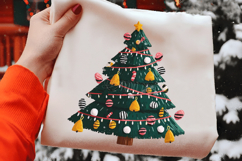 Festive Christmas Tree Clipart Product Image 2