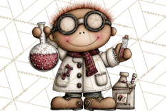 Gingerbread People Clipart PNG Christmas Cookie Graphics Product Image 2