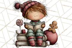 Gingerbread People Clipart PNG Christmas Cookie Graphics Product Image 5