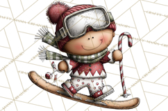 Gingerbread People Clipart PNG Christmas Cookie Graphics Product Image 5