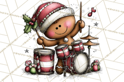 Gingerbread People Clipart PNG Christmas Cookie Graphics Product Image 2