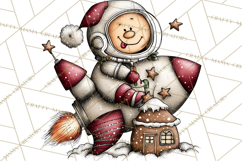 Gingerbread People Clipart PNG Christmas Cookie Graphics Product Image 4