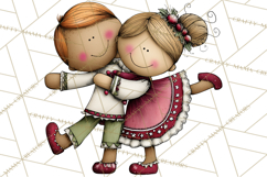 Gingerbread People Clipart PNG Christmas Cookie Graphics Product Image 2