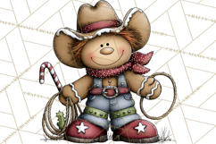 Gingerbread People Clipart PNG Christmas Cookie Graphics Product Image 4