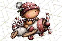 Gingerbread People Clipart PNG Christmas Cookie Graphics Product Image 2
