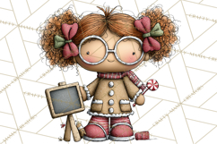 Gingerbread People Clipart PNG Christmas Cookie Graphics Product Image 5