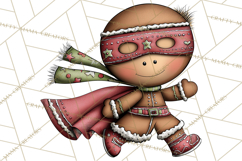 Gingerbread People Clipart PNG Christmas Cookie Graphics Product Image 3