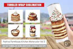 Festive Farmhouse Kitchen Tumbler Product Image 1