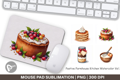 Festive Farmhouse Kitchen Mouse Pad Product Image 1