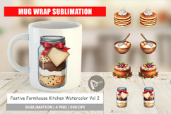 Festive Farmhouse Kitchen Mug Wrap Product Image 1