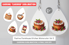 Festive Farmhouse Kitchen Earring Product Image 1