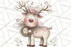 Christmas Woodland Animals Clipart PNG Product Image 4