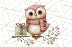 Christmas Woodland Animals Clipart PNG Product Image 2