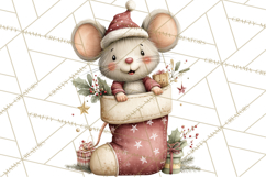 Christmas Woodland Animals Clipart PNG Product Image 5