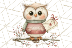 Christmas Woodland Animals Clipart PNG Product Image 3