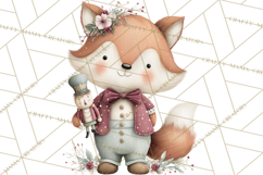 Christmas Woodland Animals Clipart PNG Product Image 5