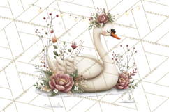 Christmas Woodland Animals Clipart PNG Product Image 3