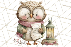 Christmas Woodland Animals Clipart PNG Product Image 4