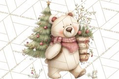 Christmas Woodland Animals Clipart PNG Product Image 4