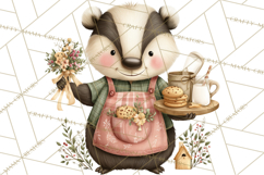 Christmas Woodland Animals Clipart PNG Product Image 3