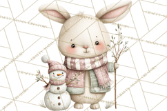 Christmas Woodland Animals Clipart PNG Product Image 3