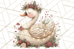 Christmas Woodland Animals Clipart PNG Product Image 5