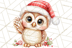 Christmas Woodland Animals PNG, Holiday Forest Clipart Product Image 2