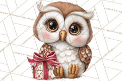 Christmas Woodland Animals PNG, Holiday Forest Clipart Product Image 3