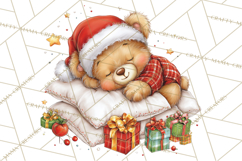 Christmas Woodland Animals PNG, Holiday Forest Clipart Product Image 2