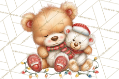 Christmas Woodland Animals PNG, Holiday Forest Clipart Product Image 3