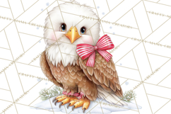 Christmas Woodland Animals PNG, Holiday Forest Clipart Product Image 5