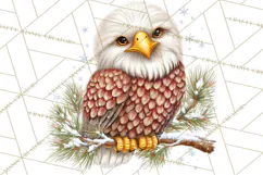 Christmas Woodland Animals PNG, Holiday Forest Clipart Product Image 2