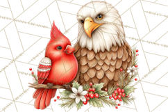 Christmas Woodland Animals PNG, Holiday Forest Clipart Product Image 3