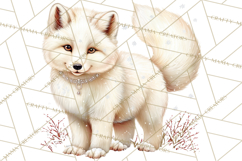 Christmas Woodland Animals PNG, Holiday Forest Clipart Product Image 4