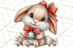 Christmas Woodland Animals PNG, Holiday Forest Clipart Product Image 3