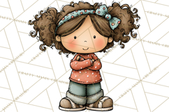 Christmas Carolers Clipart, Holiday Singing Digital Art PNG Product Image 2