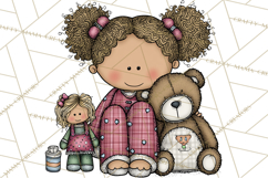 Christmas Carolers Clipart, Holiday Singing Digital Art PNG Product Image 4