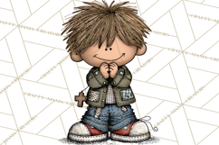 Christmas Carolers Clipart, Holiday Singing Digital Art PNG Product Image 2