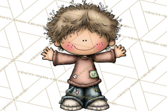 Christmas Carolers Clipart, Holiday Singing Digital Art PNG Product Image 3