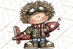 Christmas Carolers Clipart, Holiday Singing Digital Art PNG Product Image 4