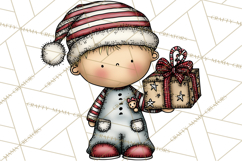 Christmas Carolers Clipart, Holiday Singing Digital Art PNG Product Image 2