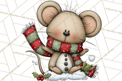 Christmas Carolers Clipart, Holiday Singing Digital Art PNG Product Image 2