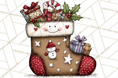 Christmas Carolers Clipart, Holiday Singing Digital Art PNG Product Image 3