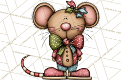 Christmas Carolers Clipart, Holiday Singing Digital Art PNG Product Image 5